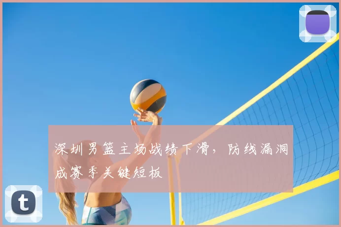 深圳男篮主场战绩下滑，防线漏洞成赛季关键短板