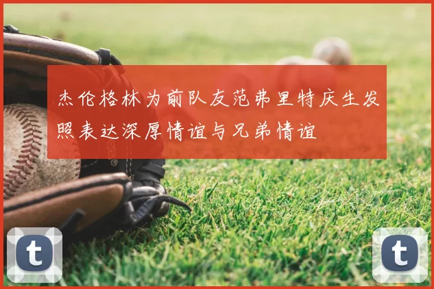 杰伦格林为前队友范弗里特庆生发照表达深厚情谊与兄弟情谊